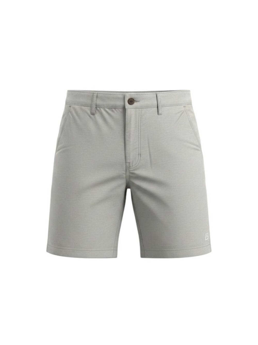 Avalanche Mens Gray Flat Front Shorts Size 36
